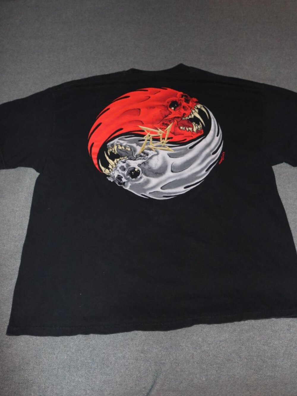 METALLICA T-shirt Mens XL Black Giant 2007 Rebel - Picture 7 of 8